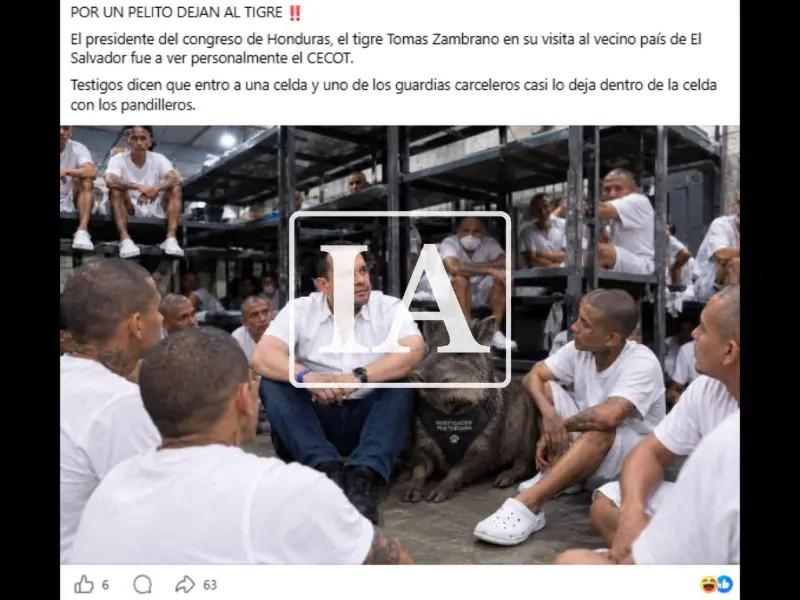 Captura de pantalla a una publicación de Facebook hecha el 23 de octubre de 2026.
