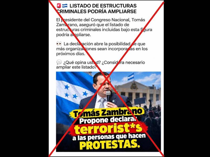 Captura de pantalla a una publicación de Facebook, hecha el 29 de septiembre de 2026