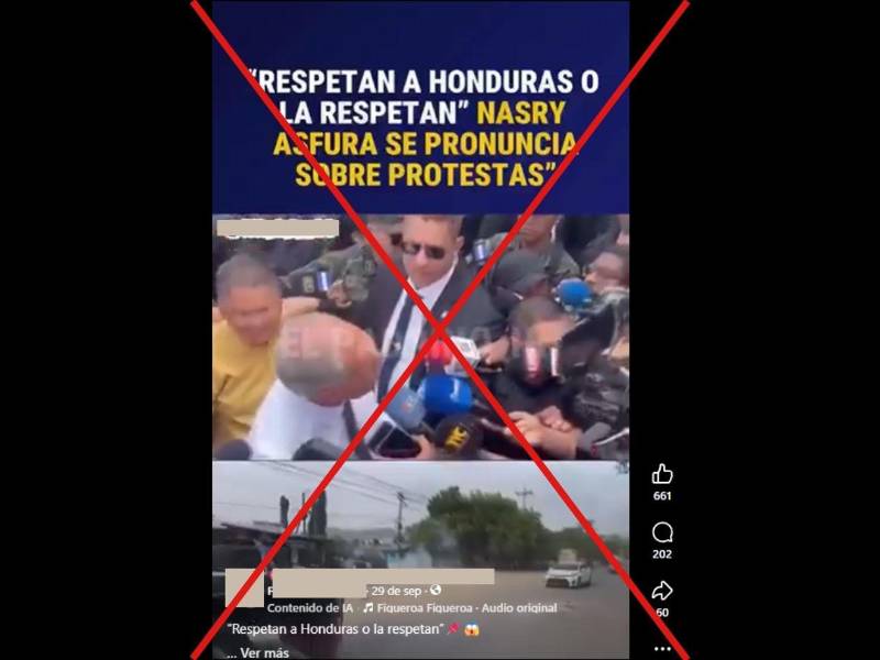 Captura de pantalla a una publicación de Facebook, hecha el 2 de septiembre de 2026.