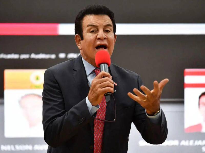 Salvador Nasralla, excandidato presidencial del Partido Liberal.