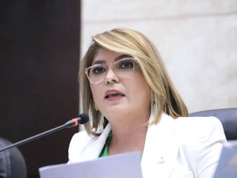 Angélica Smith, actual diputada de la bancada del partido Libertad y Refundación (Libre).