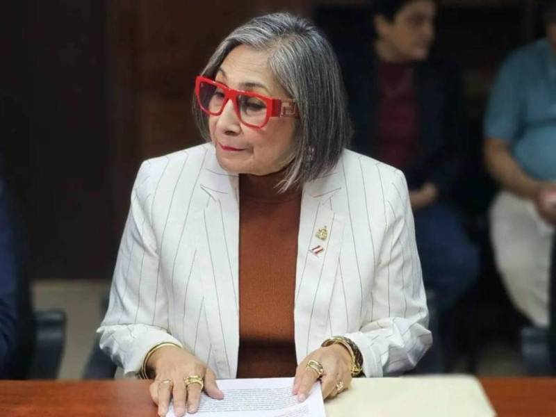 Maribel Espinoza, diputada del Congreso Nacional y exaspirante presidencial del Partido Liberal.