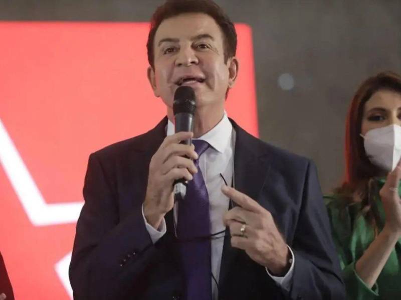 Salvador Nasralla, excandidato presidencial del Partido Liberal.