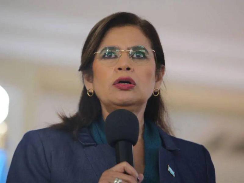 Rixi Moncada, excandidata presidencial del partido Libertad y Refundación (Libre).