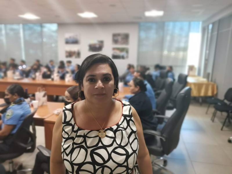 Elena Rodríguez, presidenta de Hondupaz, es la presidenta de la ONG desde su registro en la Dirrsac, en marzo de 2023.