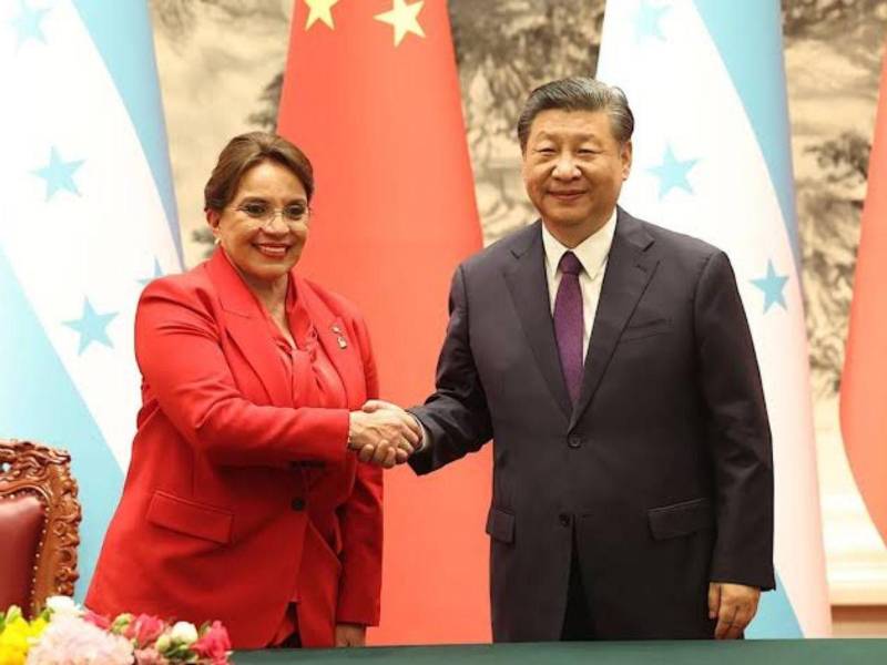 Honduras estableció relaciones diplomáticas con China durante el Gobierno de Xiomara Castro.