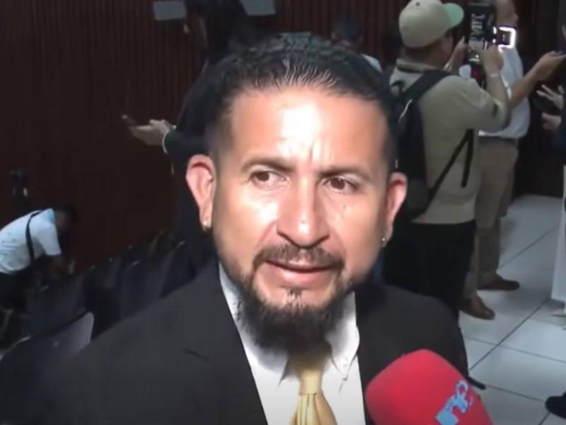 Héctor Sánchez, diputado de la bancada del partido Libertad y Refundación (Libre).