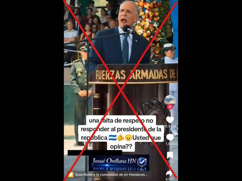 Captura de pantalla a una publicación de TikTok hecha el 18 de mayo de 2026