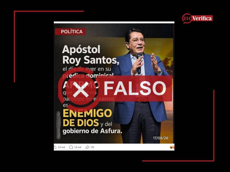 Captura de pantalla a una publicación de Facebook hecha el 19 de agosto de 2026.