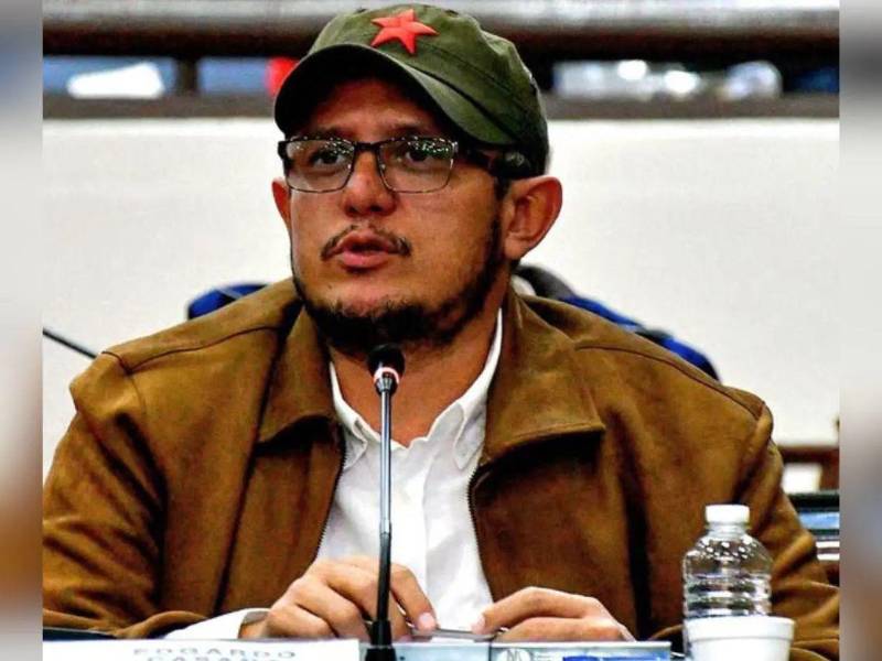 Edgardo Casaña, diputado del partido Libertad y Refundación (Libre).
