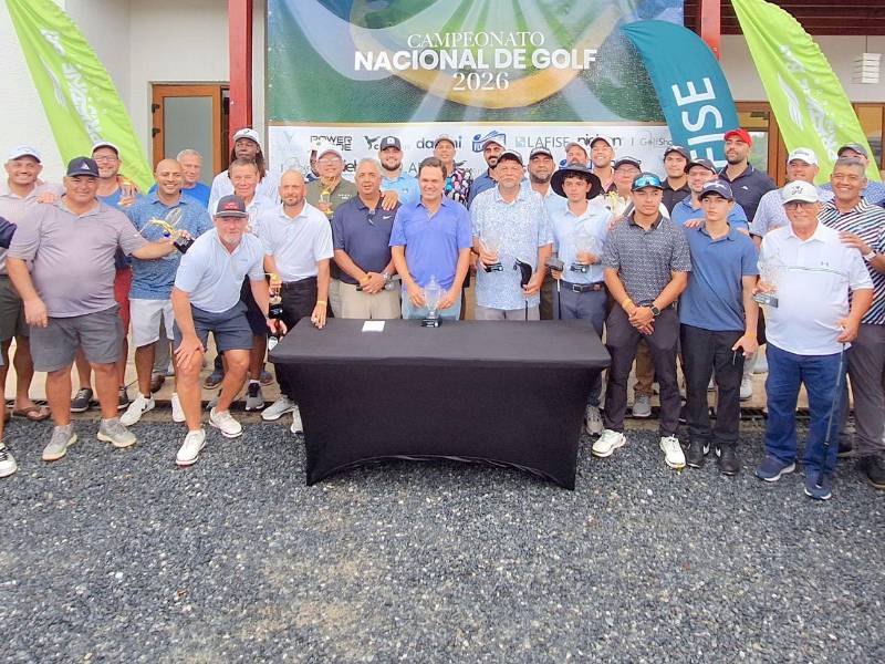 Ganadores de la segunda edición del Torneo de Golf organizado por La Asociación Hondureña de Golf (AHG).
