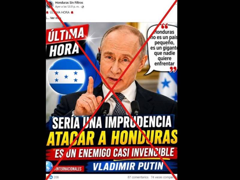 Captura de pantalla a una publicación de Facebook, hecha el 23 de junio de 2026.