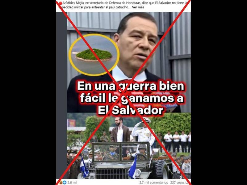 Captura de pantalla a una publicación de Facebook, hecha el 22 de julio de 2026.
