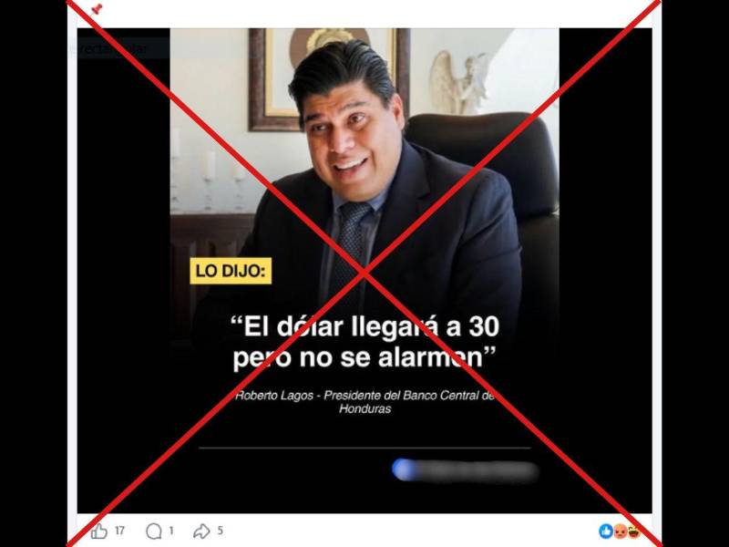 Captura de pantalla a una publicación de Facebook hecha el 28 de agosto de 2026.