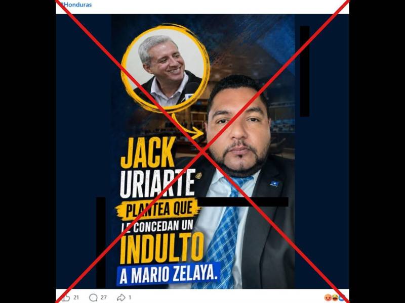 Captura de pantalla a una publicación de Facebook, hecha el 28 de agosto de 2026.