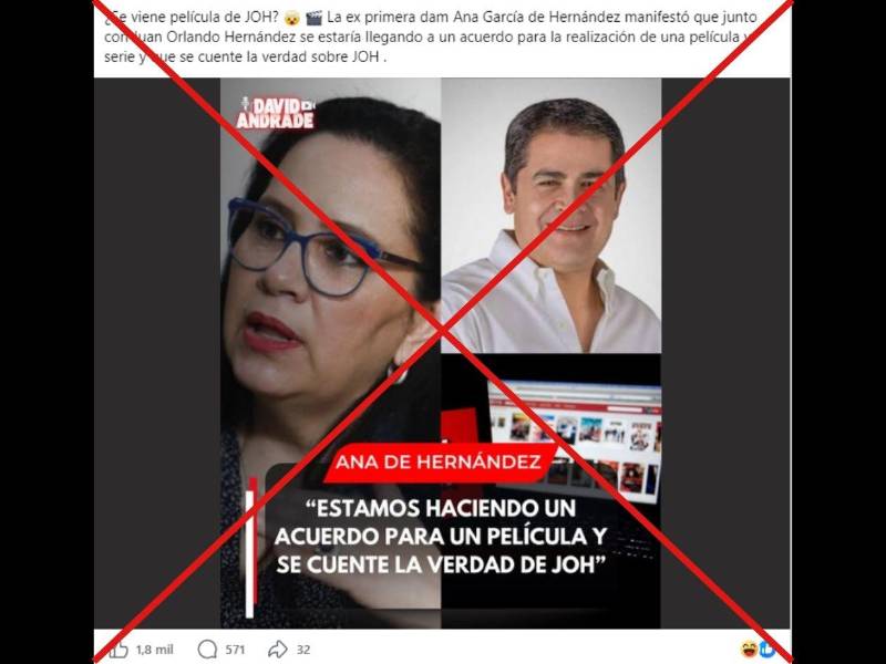Captura de pantalla a una publicación de Facebook hecha el 22 de abril de 2026.