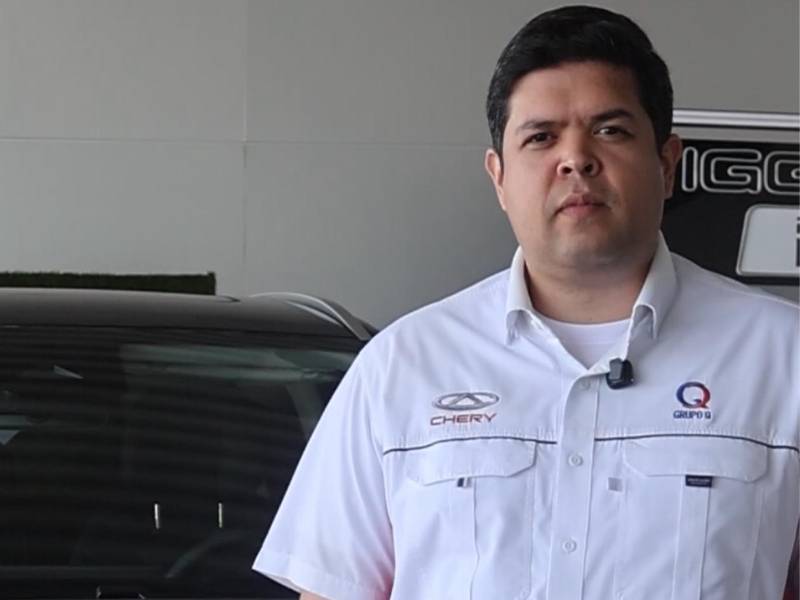 Leonardo Castillo, gerente de ventas de Chery Honduras, destacó la visión de la marca hacia una movilidad más inteligente y eficiente.