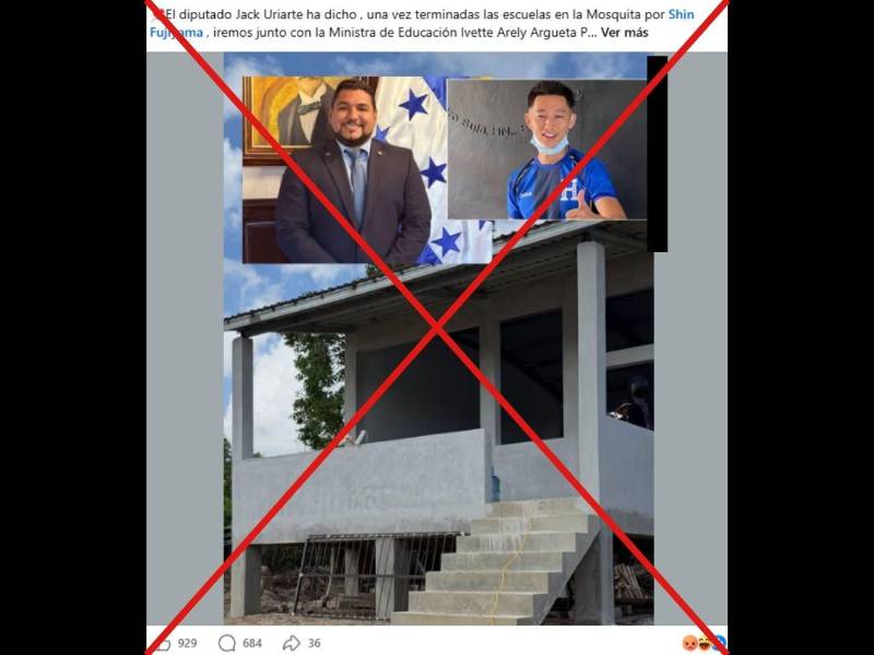 Captura de pantalla a una publicación de Facebook hecha el 31 de agosto de 2026.