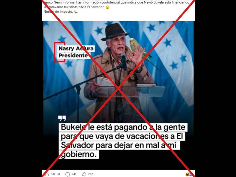 Captura de pantalla a una publicación de Facebook, hecha el 5 de octubre de 2026.