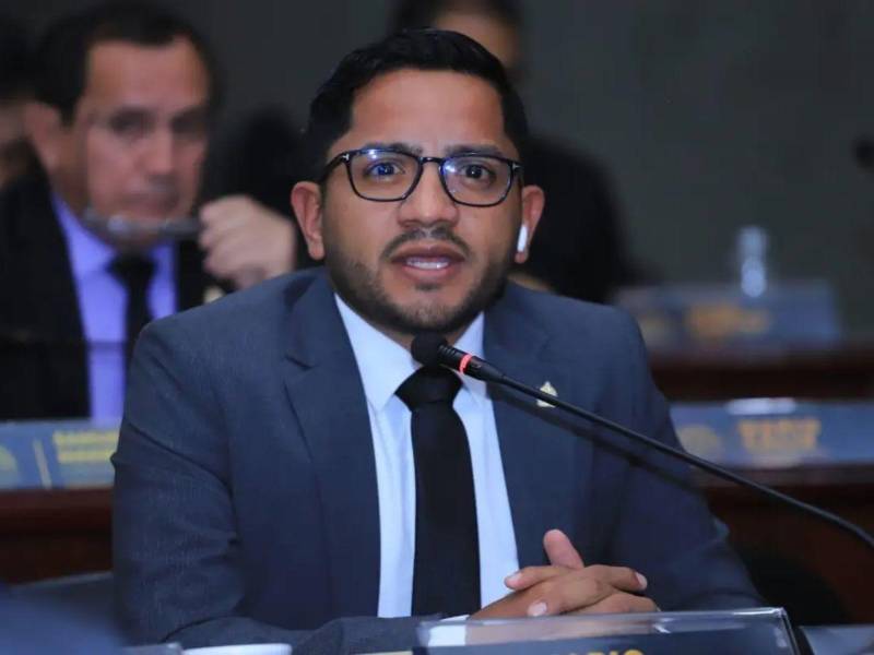 Mario Portillo, diputado del partido Libertad y Refundación (Libre).