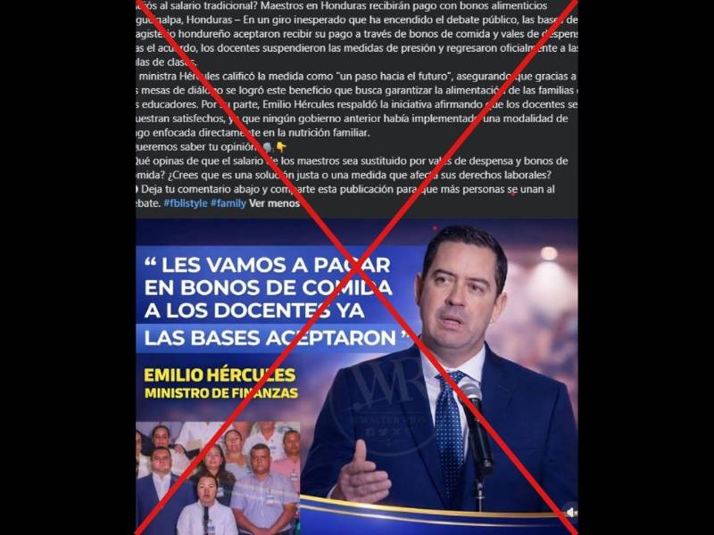 Captura de pantalla a una publicación de Facebook hecha el 3 de junio de 2026.