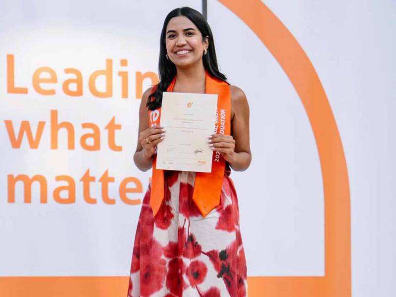 Ariana Bonilla Rietti es un ejemplo de cómo el programa de Crédito-Beca HonduFuturo impulsa el talento hondureño para transformar realidades.