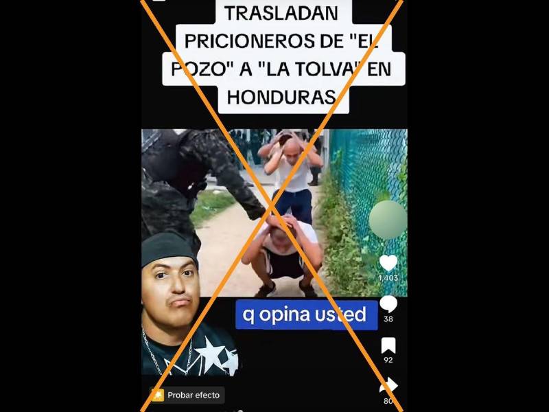 Captura de pantalla a una publicación de TikTok hecha el 1 de junio de 2026.