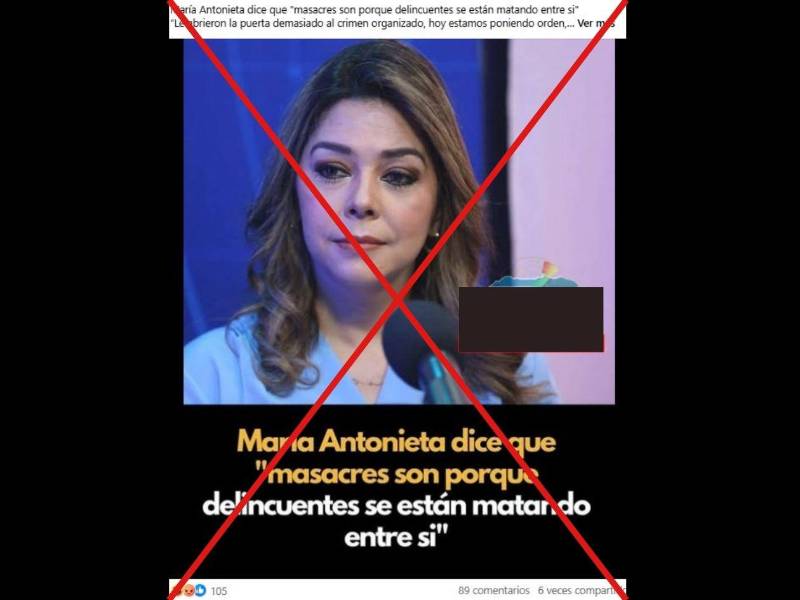 Captura de pantalla a una publicación de Facebook, hecha el 20 de julio de 2026.