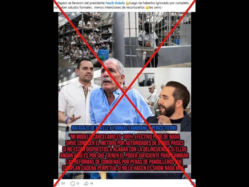 Captura de pantalla a una publicación de Facebook, hecha el 21 de octubre de 2026.