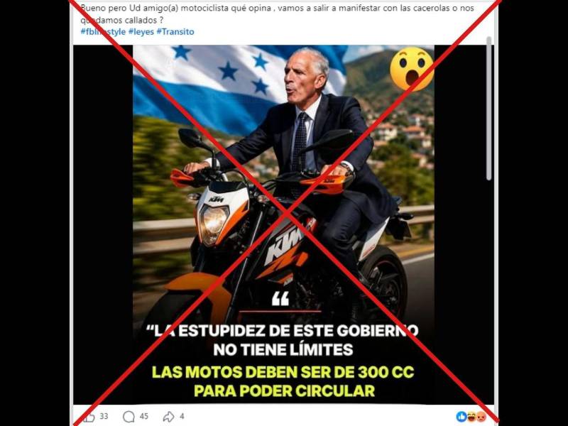 Captura de pantalla a una publicación de Facebook hecha el 7 de agosto de 2026.