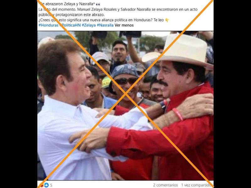 Captura de pantalla a una publicación de Facebook, hecha el 28 de julio de 2026.
