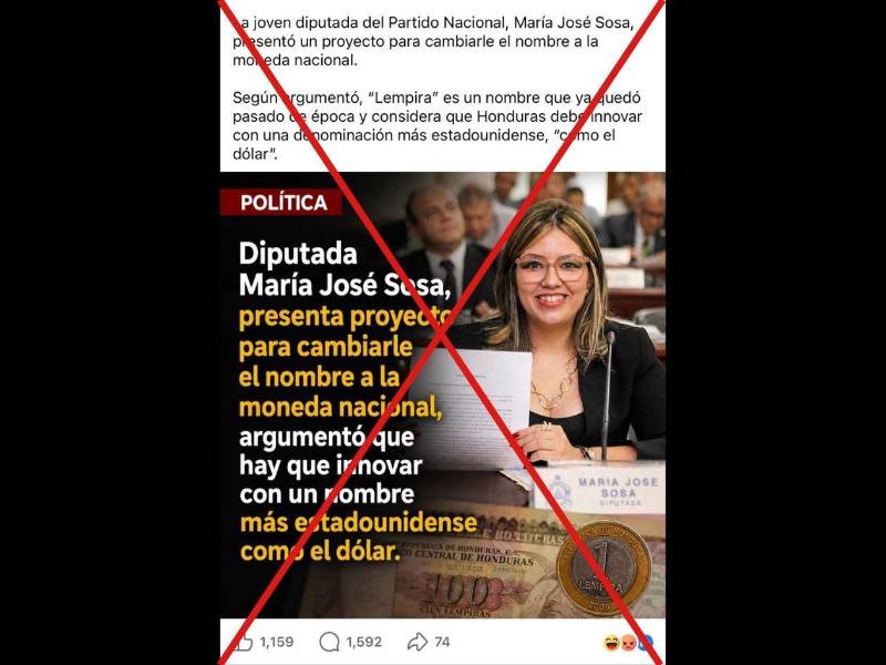 Captura de pantalla a una publicación de Facebook hecha el 28 de mayo de 2026.