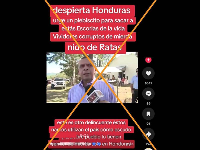 Captura de pantalla a una publicación de TikTok, hecha el 1 de septiembre de 2026.