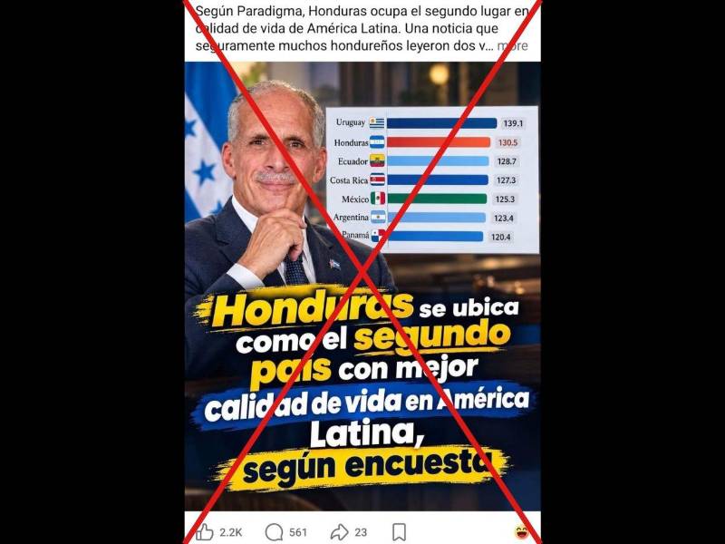 Captura de pantalla a una publicación de Facebook, hecha el 8 de septiembre de 2026.