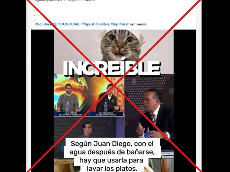 Captura de pantalla a una publicación de Facebook, hecha el 18 de septiembre de 2026.