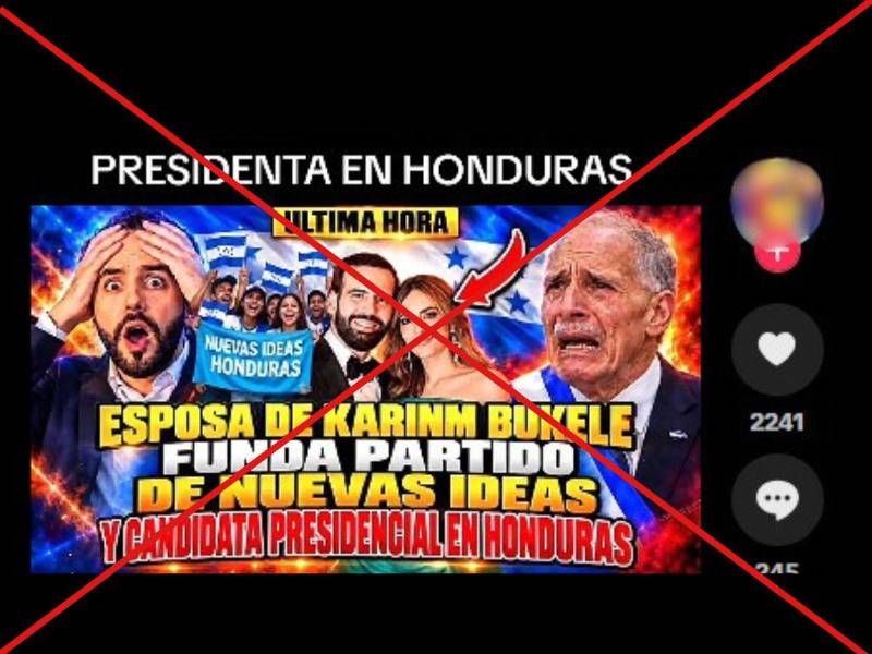 Captura de pantalla a una publicación de TikTok, hecha el 16 de octubre de 2026.
