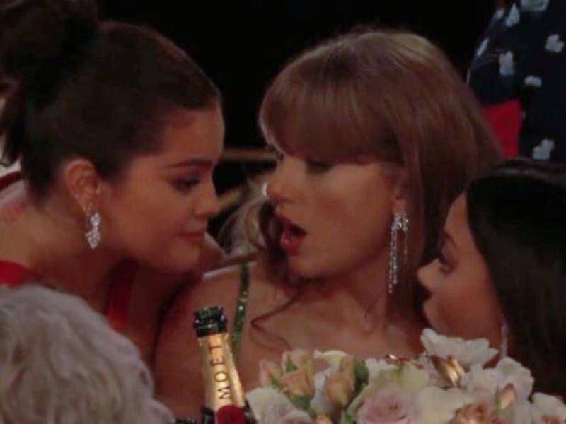 El chisme entre Selena Gómez y Taylor Swift en los Golden Globes 2024