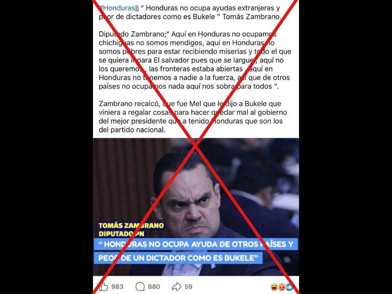 Captura de pantalla a una publicación de Facebook hecha el 20 de mayo de 2026.