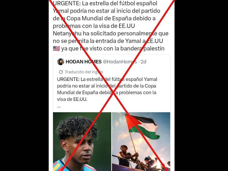 Captura de pantalla a una publicación de X hecha el 11 de junio de 2026