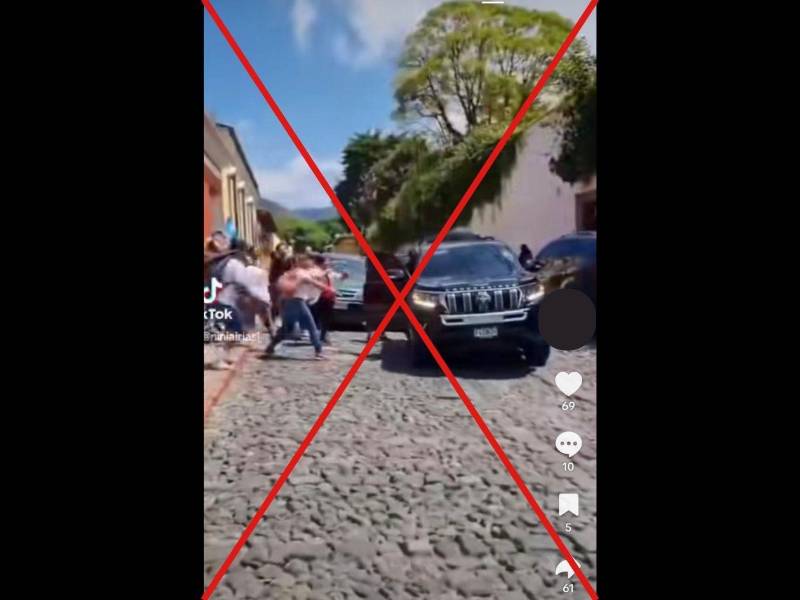 Captura de pantalla a una publicación de TikTok hecha el 1 de julio de 2026.