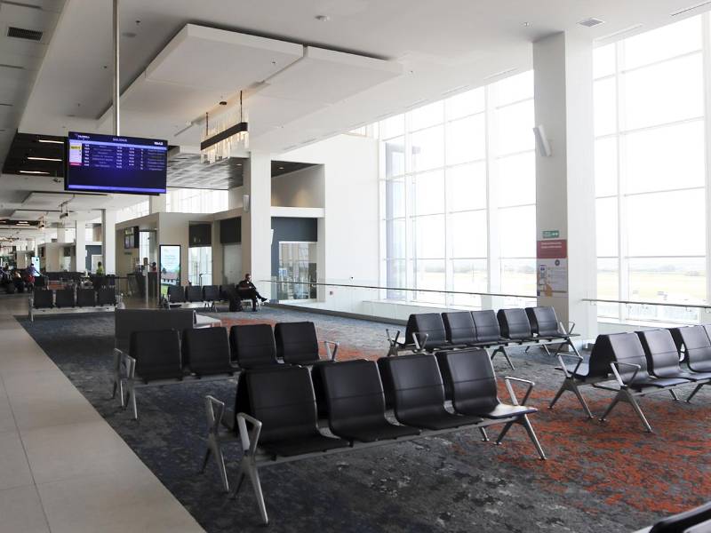 Vista general del Aeropuerto Internacional de Palmerola, una de las terminales más modernas y tecnológicamente avanzadas de la región.