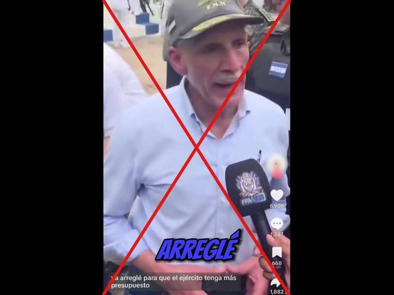 Captura de pantalla a una publicación de TikTok hecha el 23 de julio de 2026.