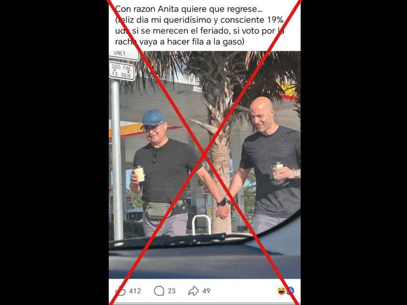Captura de pantalla a una publicación de Facebook hecha 5 de mayo de 2026.