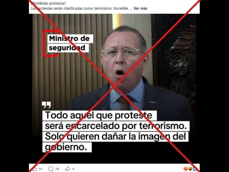 Captura de pantalla a una publicación de Facebook, hecha el 2 de septiembre de 2026.