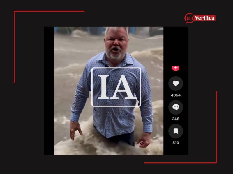 Captura de pantalla a una publicación de TikTok, hecha el 5 de octubre de 2026, adaptada a esta cartela.