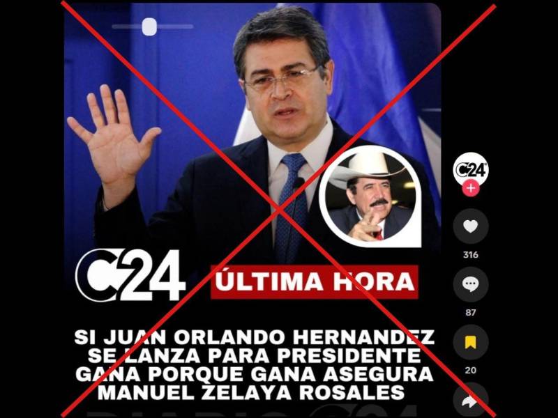 Captura de pantalla a una publicación de TikTok, hecha el 1 de julio de 2026.