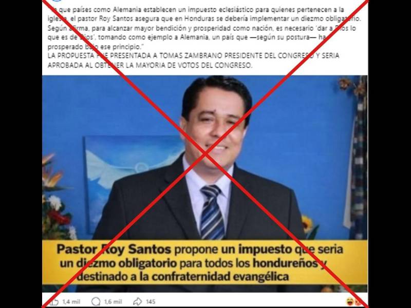 Captura de pantalla a una publicación de Facebook hecha el 21 de abril de 2026.