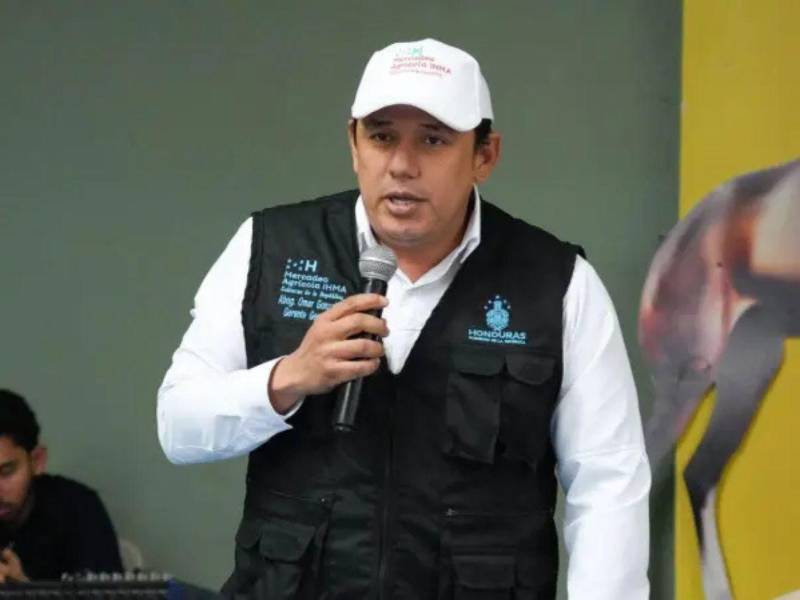 Omar González, exdirector del Instituto Hondureño de Mercadeo Agrícola (IHMA).