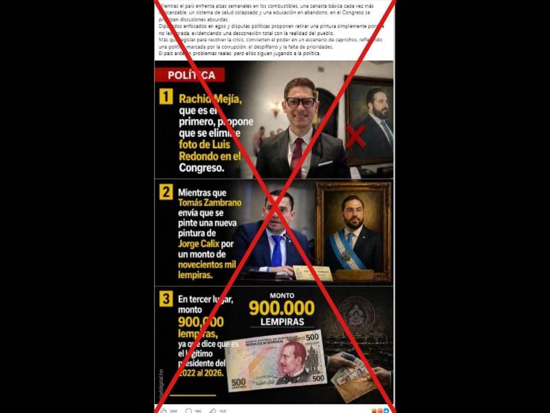 Captura de pantalla a una publicación de Facebook hecha el 29 de abril de 2026.