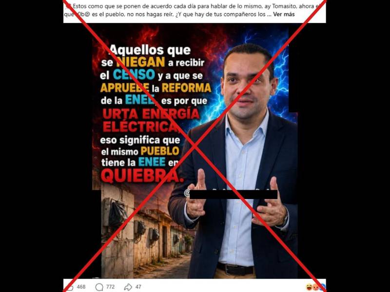 Captura de pantalla a una publicación de Facebook, hecha el 27 de agosto de 2026.